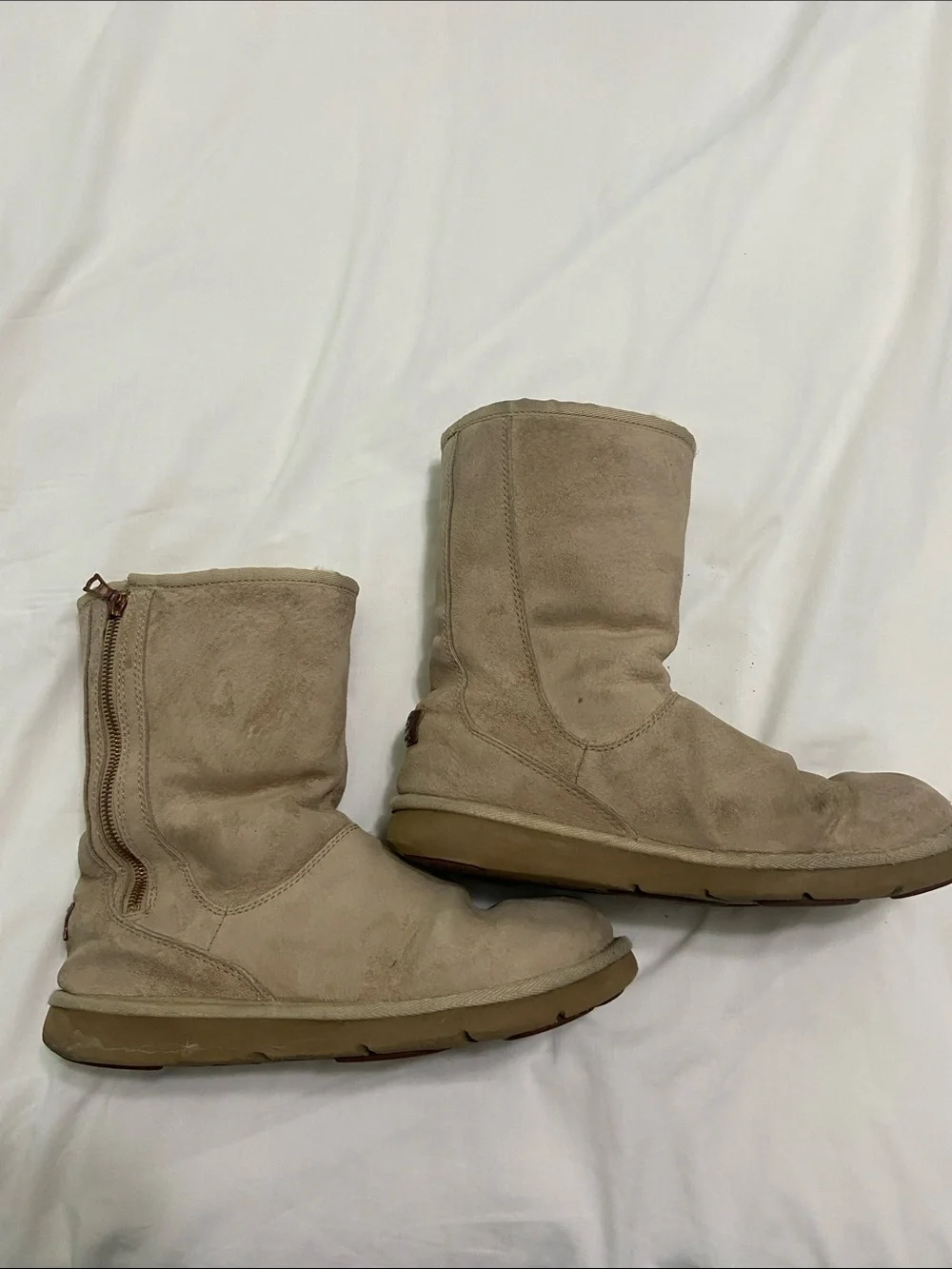 UGG Classic Tall Suede Boots in Tan